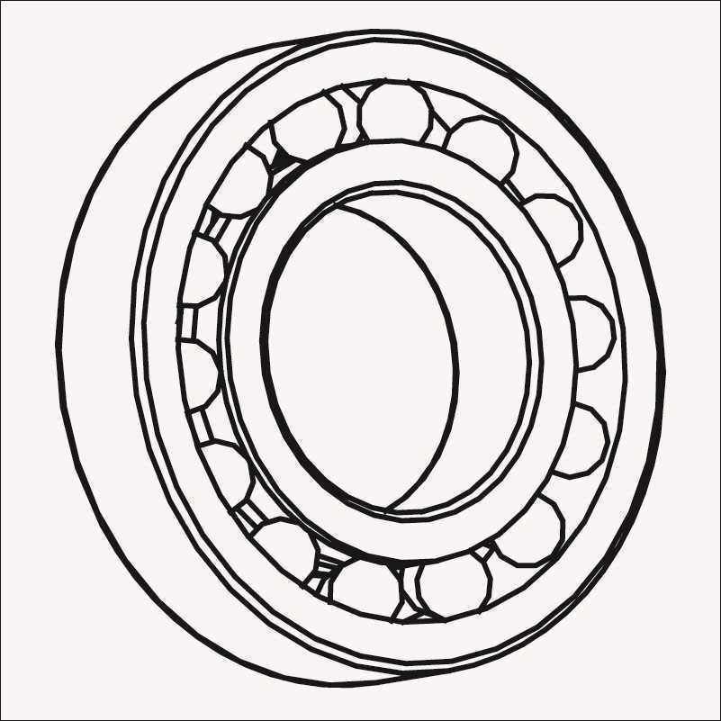 Oscillating bearinfs with double fifth wheel couplings