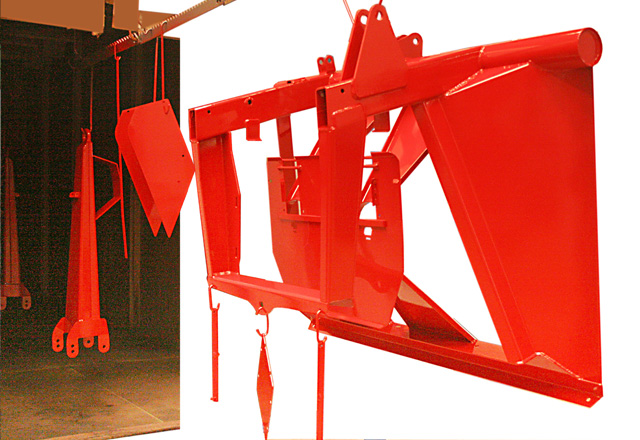 The frame is shot blasted and powder coated to provide the best protection against corrision. 