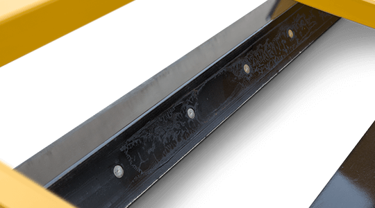 With two half inch reversible hardened cutting edges material is quickly leveled or redistributed to fill low points as the unit passes.