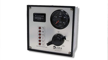 This heavy duty aluminum low profile micro panel from Lofa Industries offers plug ‘n play installation, engine monitoring and shutdown, LED diagnostic display and auto preheat with afterglow.