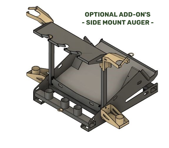 NEED ROOM FOR MORE AUGERS NO WORRIES JUST ORDER THE SIDE MOUNT AUGER ADD ON