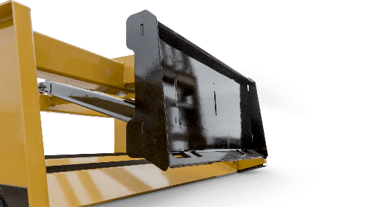 The Grader Leveler can be mounted either with a skidsteer mount. Additionally, each Grader Leveler can be equipped with both a skidsteer and 3PH mount allowing for more versatility when leveling your property.