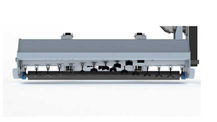 The fixed roller bar ensures that the flail mower cuts at a consistent height, which is important for maintaining a neat and tidy appearance, resulting in a more even cut across the entire area being mowed.
The fixed roller bar helps protect the flail mower's blades from damage, as it prevents the blades from hitting rocks, stumps, or other obstacles on the ground.