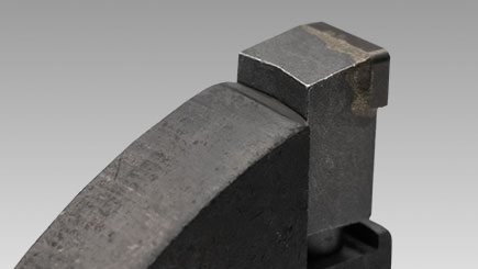 The force and impact of mulching often bends the teeth. Our V-Notch teeth and hardened holders hold the tooth firmly in place to absorb impacts from multiple directions.