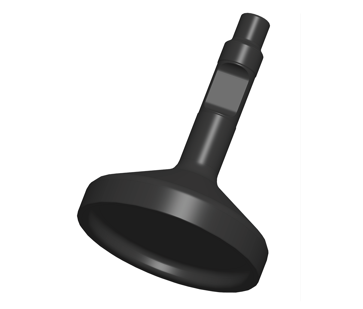 12.3" I.D. Railroad Tie flat driving tool for use on the Hornet T8-RR Post Driver.