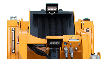 For better visibility at night, the TRL models have two headlights. One mounted on the boom and one mounted on the frame.