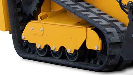 The ground speed of the Baumalight Mini Skidsteers is quite impressive with the tracked model able to reach 4.57 km/h.