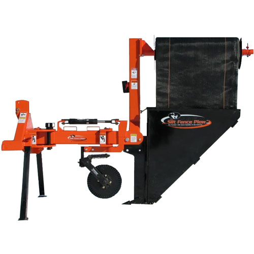 Designed to disrupt the soil upward for easier pulling and proper silt fence installation.