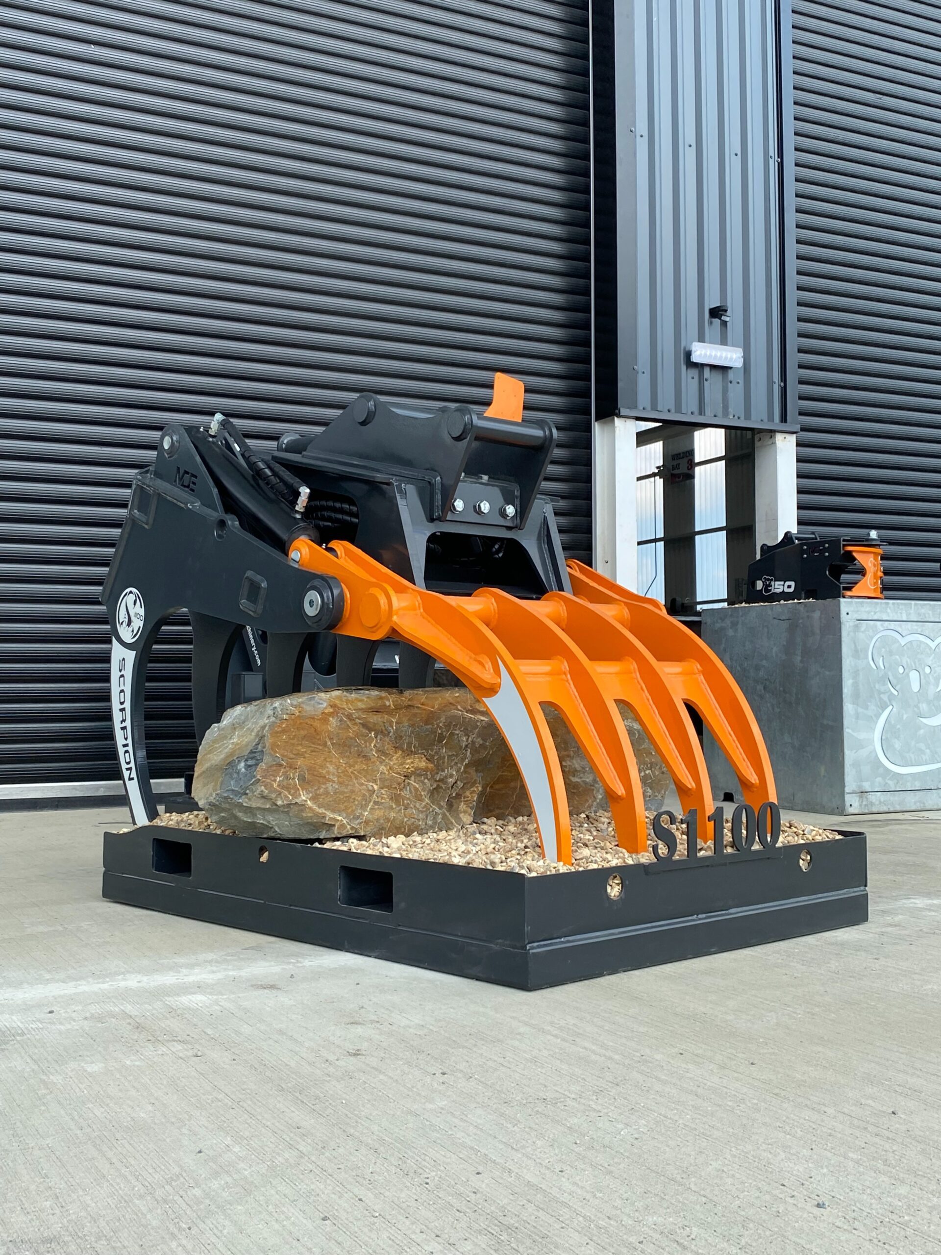 MDE MACHINERY EXCAVATOR ATTACHMENTS S1100/S100-PO